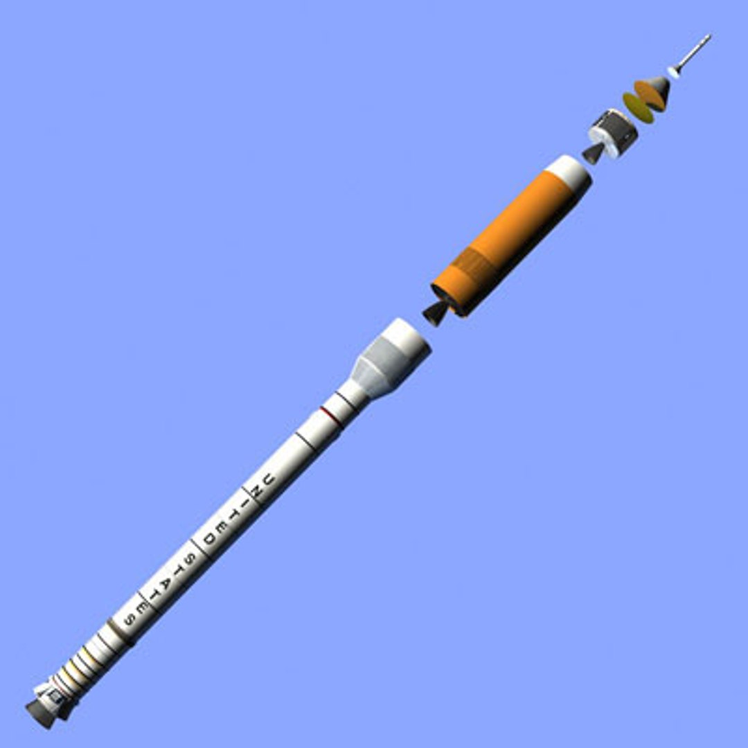 nasa rocket spacecraft 3ds