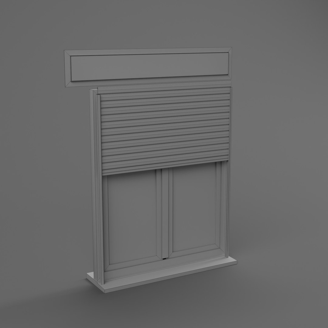 Realistic Windows And Shutters - 54 Models PVC And Aluminium 3D Model ...