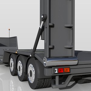 Long Open Trailer