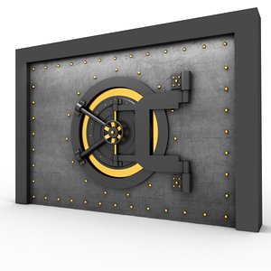 3d model vault door
