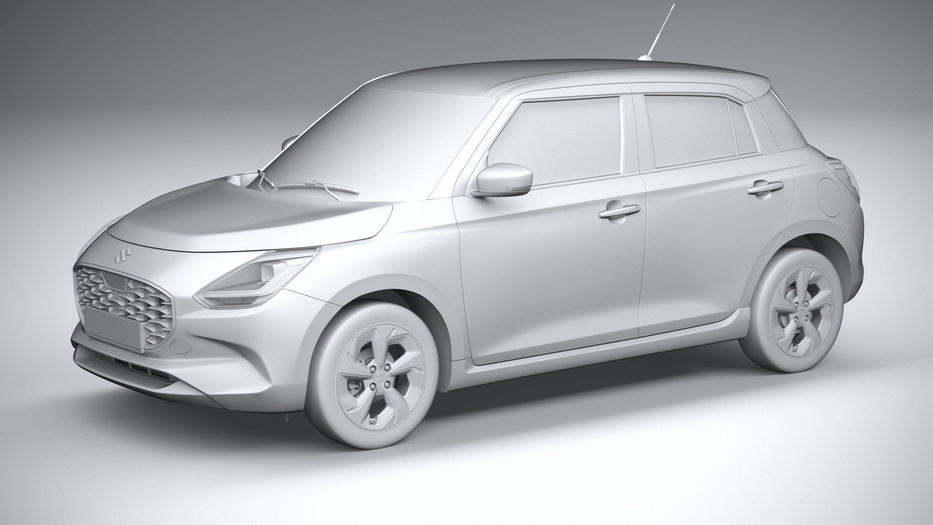 Suzuki Swift 2024 model https://p.turbosquid.com/ts-thumb/wM/hT3VDJ/8h/suzuki_swift_2024_grey_0000/jpg/1713448133/1920x1080/fit_q87/756223716ed4b8ad282485fff72a1fa1f96357b6/suzuki_swift_2024_grey_0000.jpg