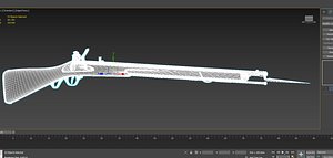 anglish musket hi 3D model