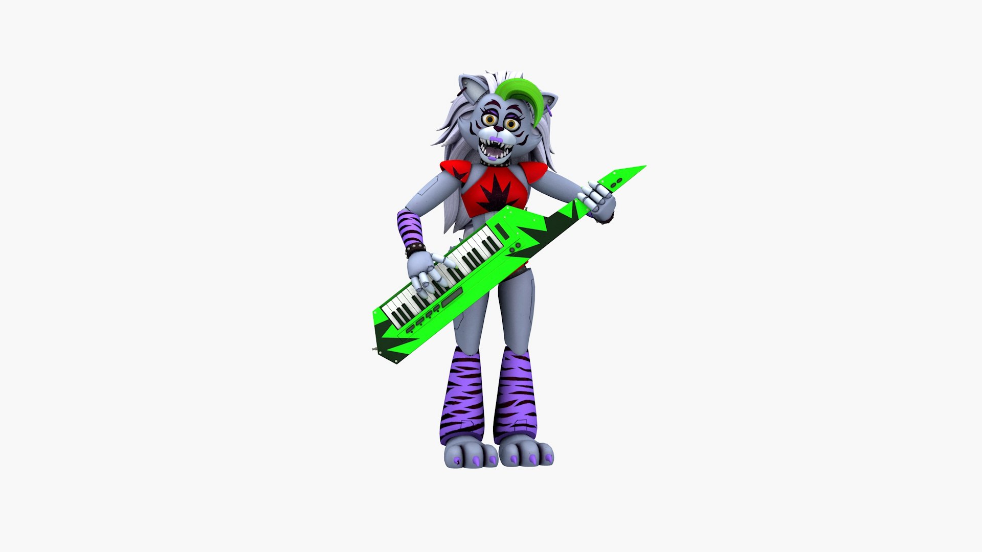 modelo 3d Roxy de FNAF - TurboSquid 2349831