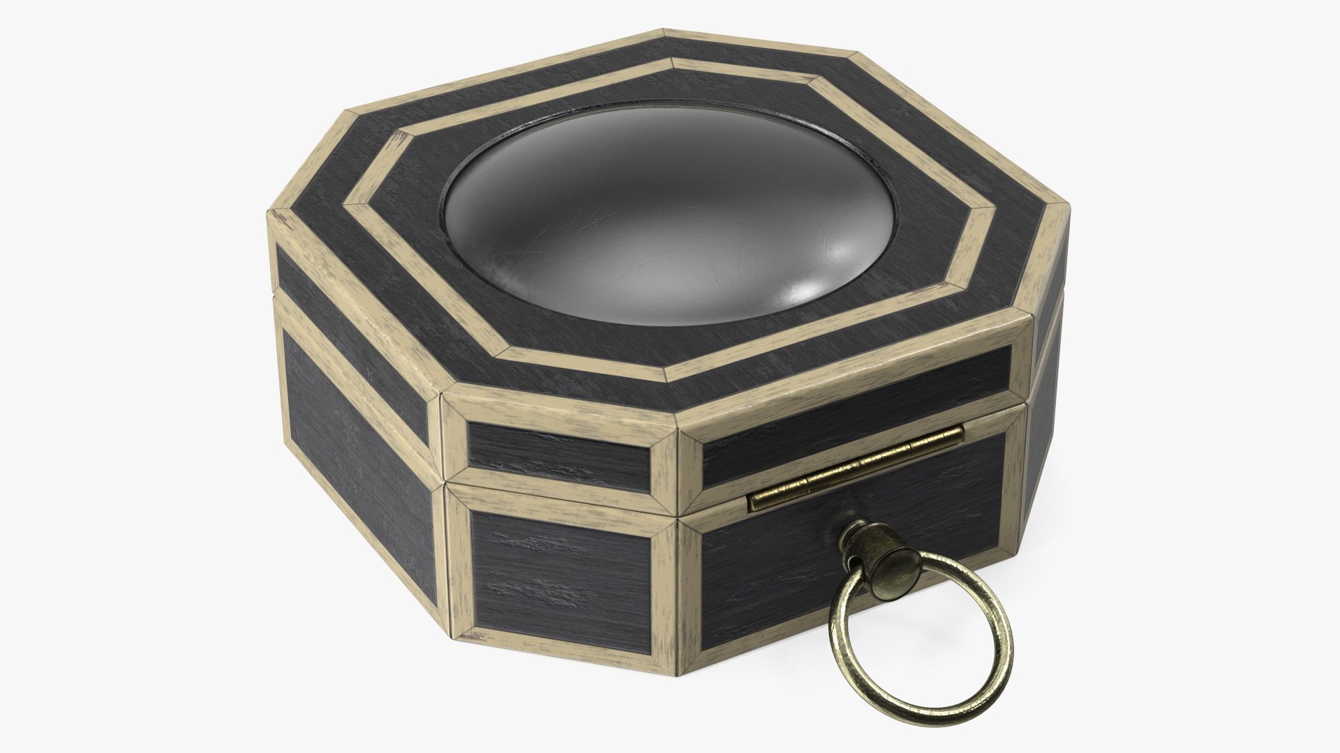Jack Sparrow Compass Closed 3D model preview