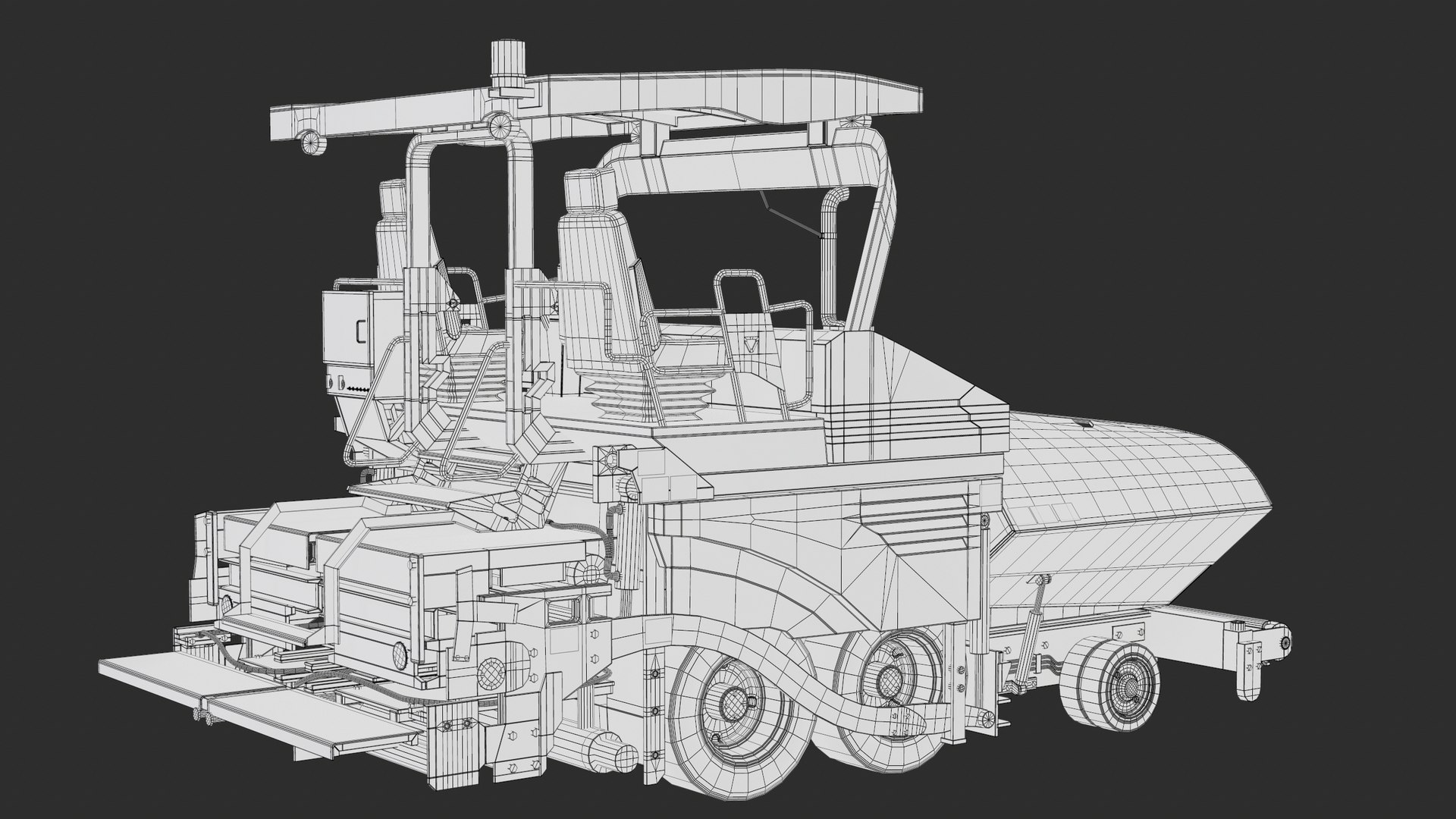 3D Asphalt Paver Machine 6M PBR model https://p.turbosquid.com/ts-thumb/wM/oDbzVq/Au/screenshot005/png/1768321481/1920x1080/fit_q87/a224a2c9a494e5c49f98021f1f3f53fcb5d28865/screenshot005.jpg