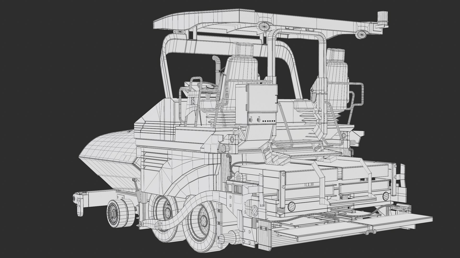 3D Asphalt Paver Machine 6M PBR model https://p.turbosquid.com/ts-thumb/wM/oDbzVq/Jc/screenshot008/png/1768321483/1920x1080/fit_q87/fd9d695098686c13decd217b968a36458958f233/screenshot008.jpg