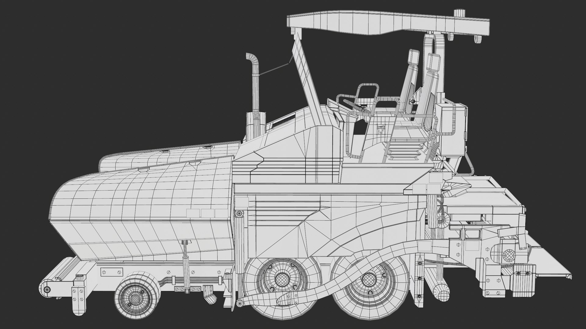 3D Asphalt Paver Machine 6M PBR model https://p.turbosquid.com/ts-thumb/wM/oDbzVq/hr/screenshot010/png/1768321484/1920x1080/fit_q87/0901c2d8969ee40941b1906f730c0a81b9bd3b3c/screenshot010.jpg