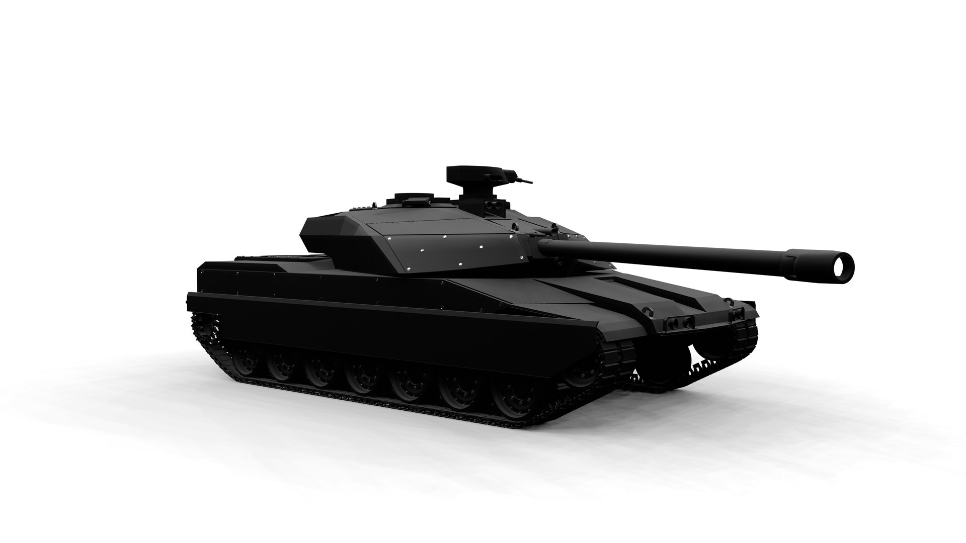 3D Model Tank Custom Design TurboSquid 1845646