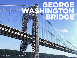 george washington bridge 3d model