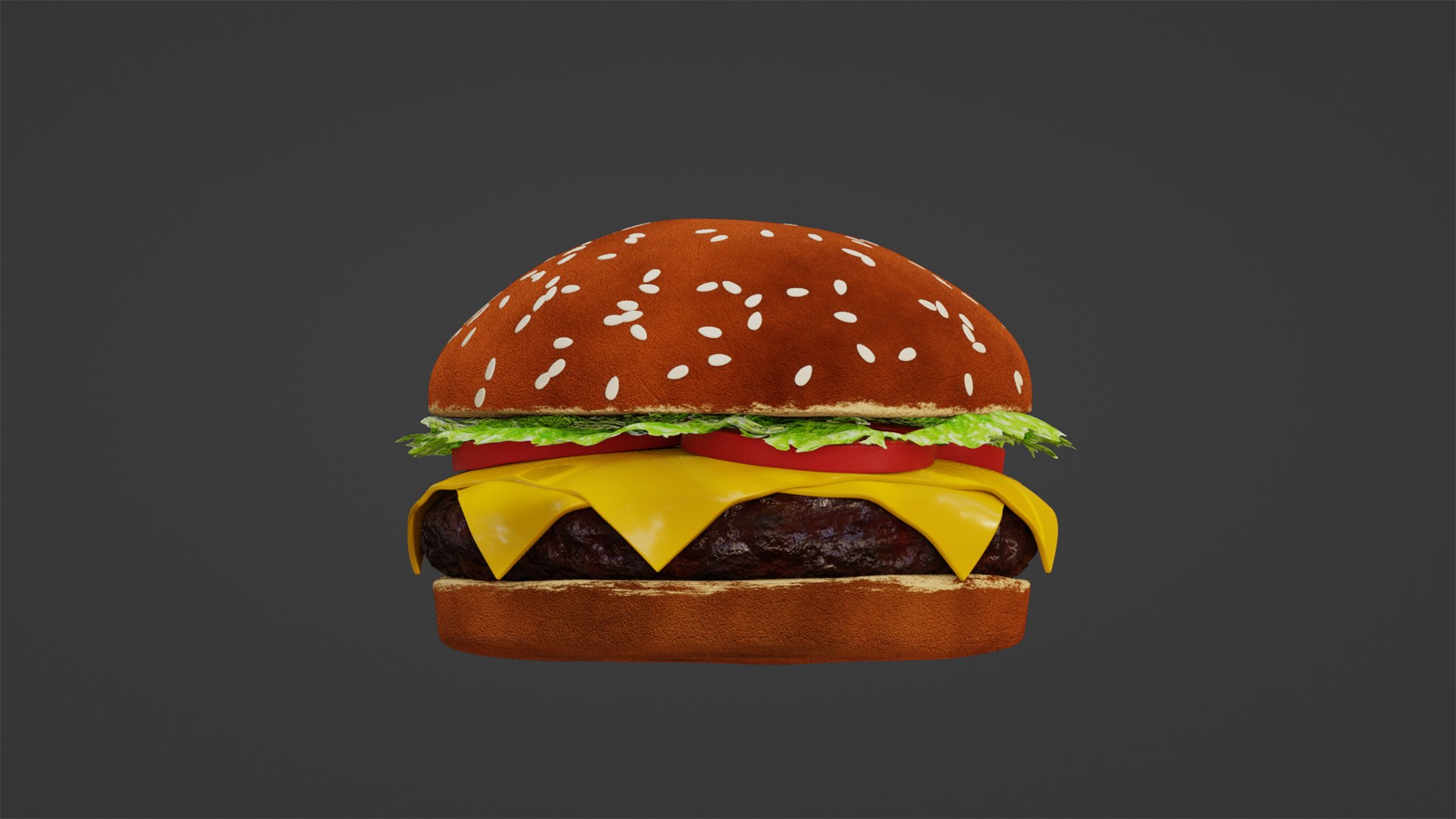 3D Realistic Burger Model - TurboSquid 2040474