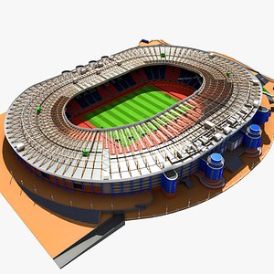 3d model hampden park stadium
