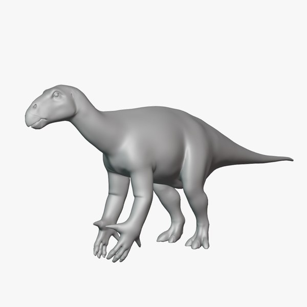 Fukuisaurus Basemesh Low Poly 3D model