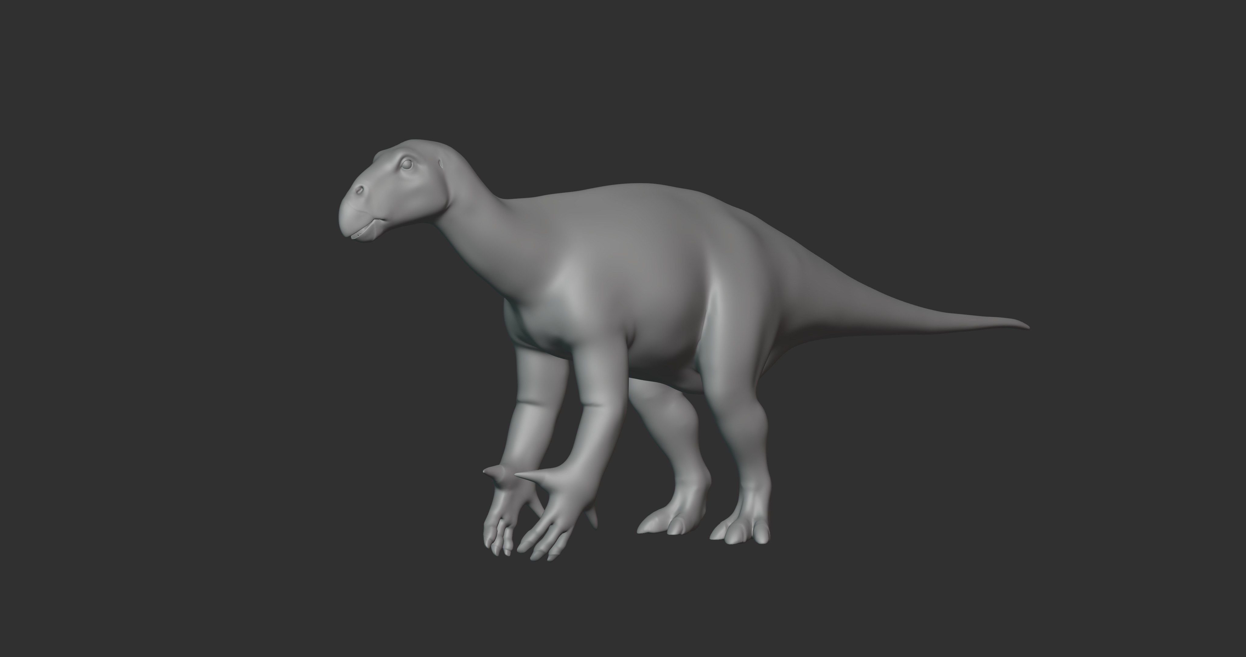 Fukuisaurus Basemesh Low Poly 3D model - TurboSquid 1994087