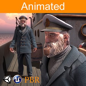 3D character captain