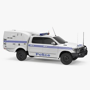 police paddy wagon simple 3D model