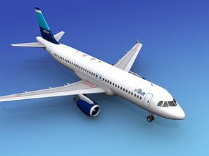 3ds max airline airbus jets