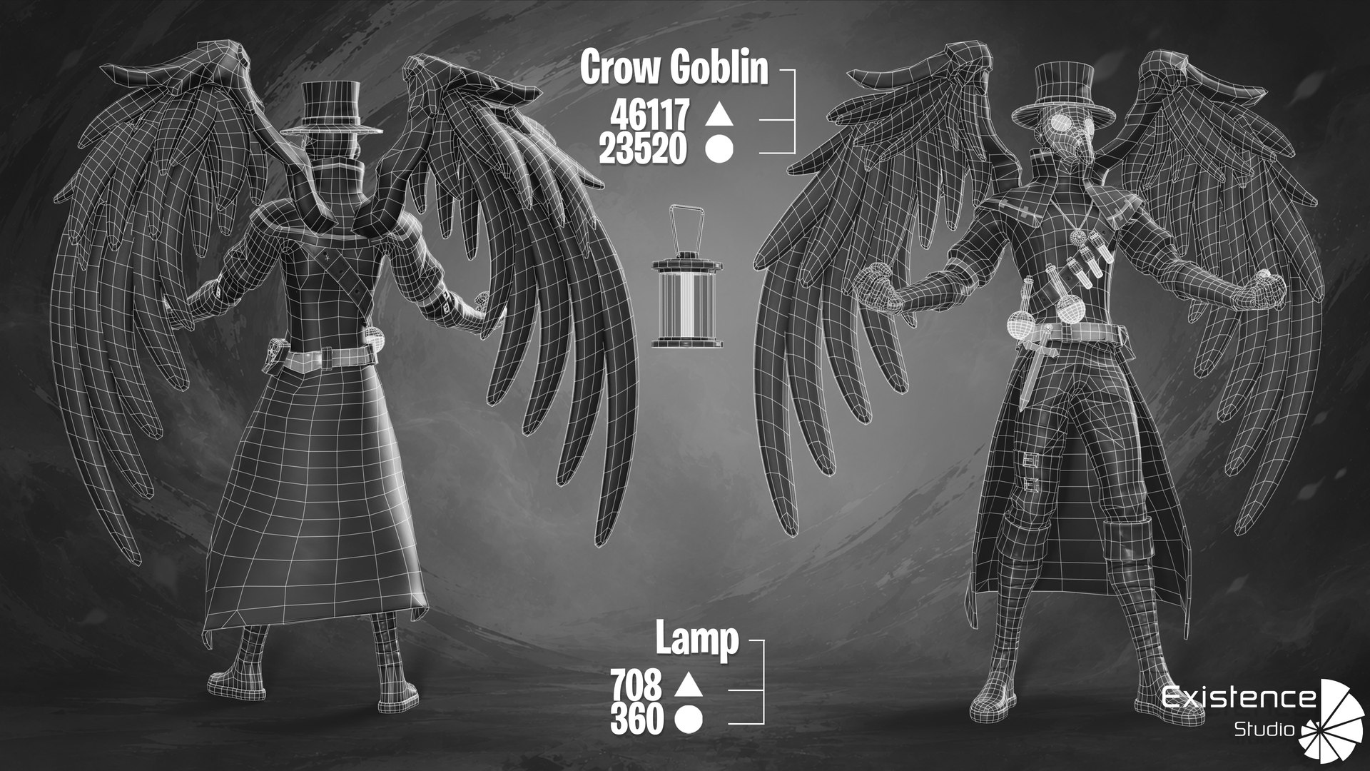 3D Crow Goblin - Winged Plague Doctor Alchemist model https://p.turbosquid.com/ts-thumb/wN/EFBnVQ/Bq/4/jpg/1791073436/1920x1080/fit_q87/cb5f398e757f474313b07f9f92f8f5e2d9bc74a4/4.jpg