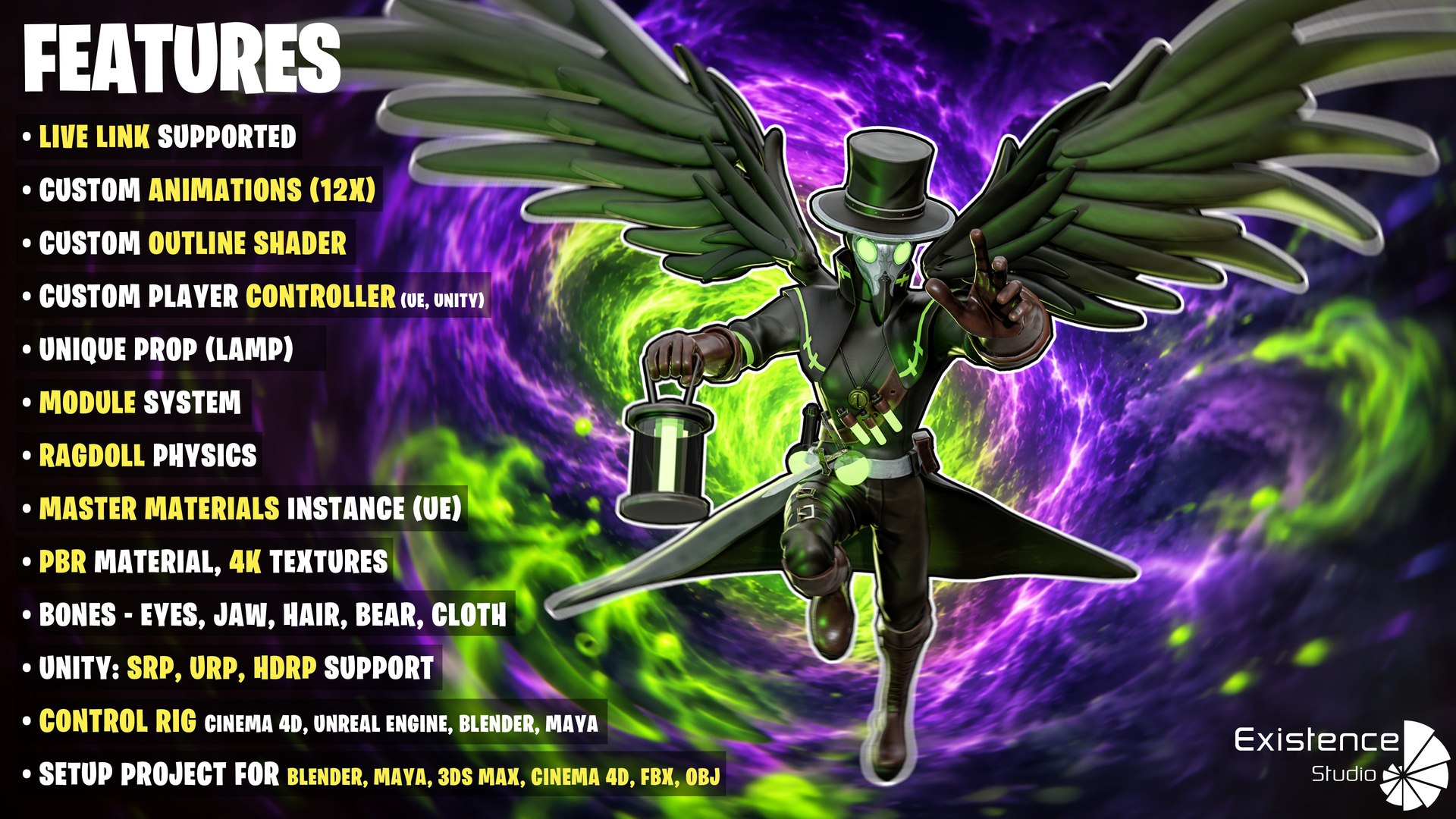 3D Crow Goblin - Winged Plague Doctor Alchemist model https://p.turbosquid.com/ts-thumb/wN/EFBnVQ/u0/2all/jpg/1791073433/1920x1080/fit_q87/9c48683ce5373879fe470aadd8a7d1f3df983ab0/2all.jpg
