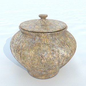 3D model pot antique 1