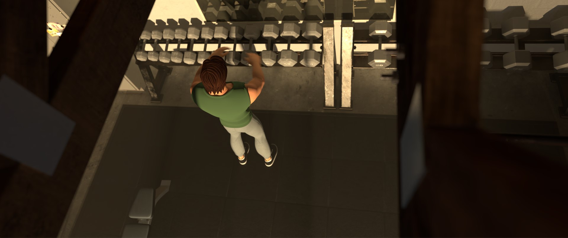 3D model Complete Weight Rack - TurboSquid 2177701