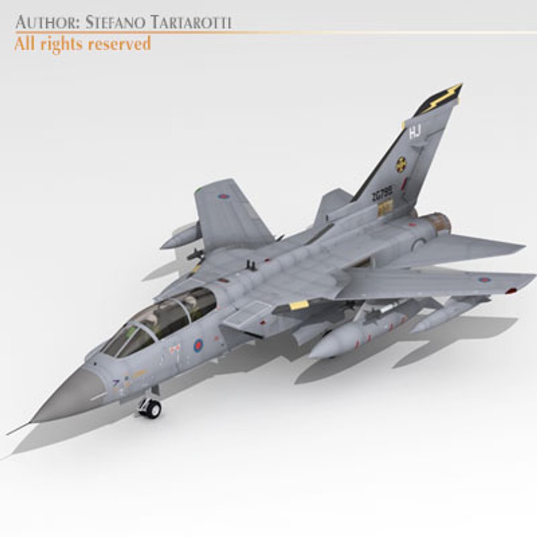 Panavia Tornado Adv Raf 3d Model