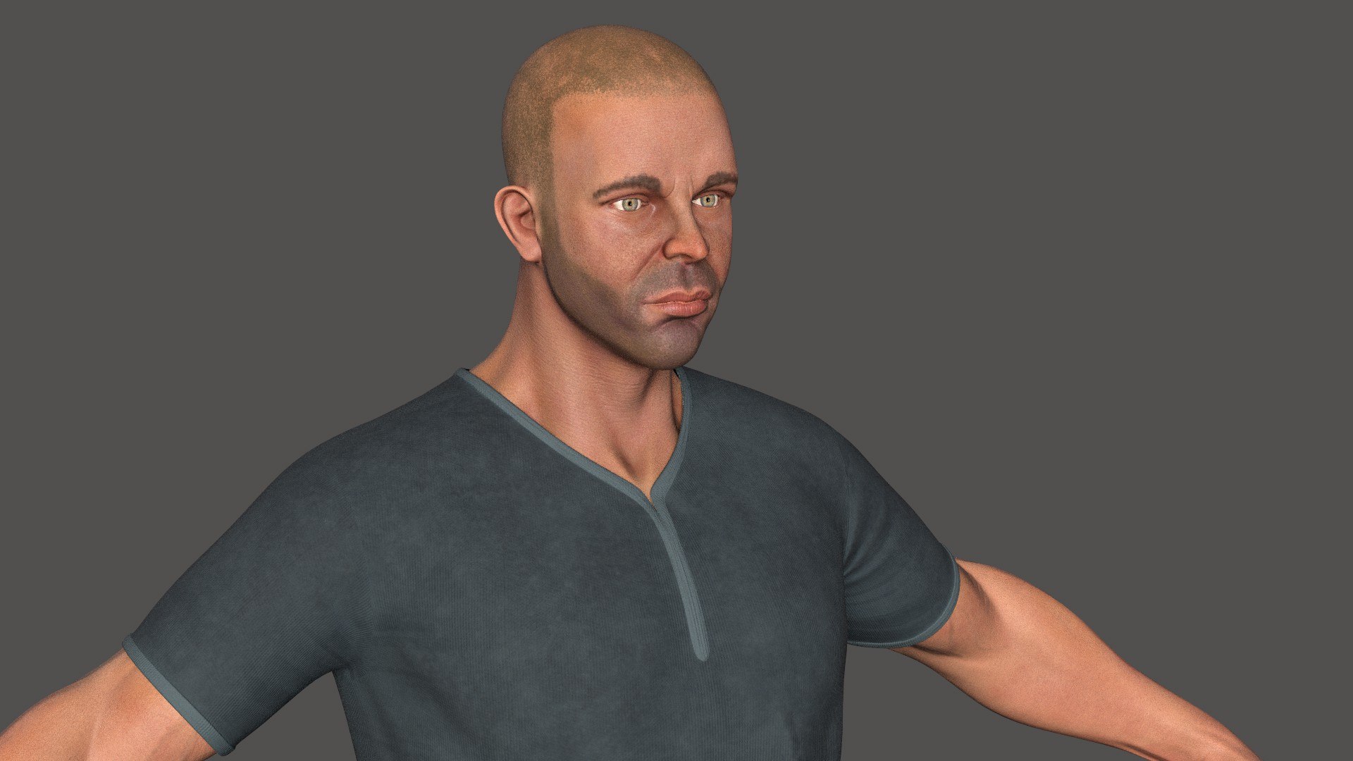 3D Male Body Lowpoly Model - TurboSquid 2070693