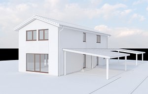 Two story family house