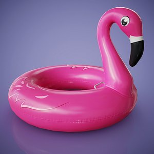 3D InflatableFlamingoBLEND