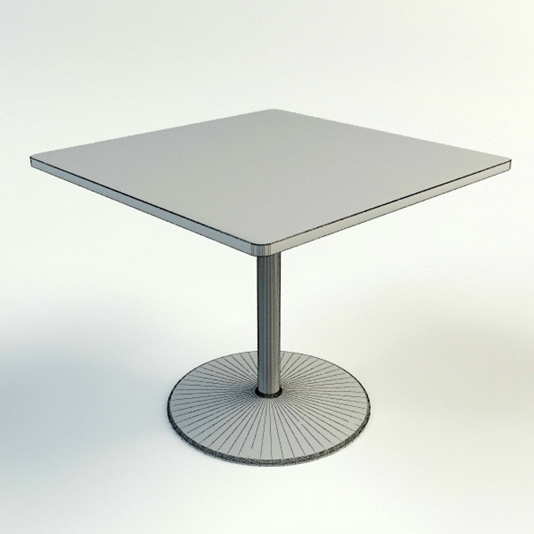 Table Chairs Materials 3d Max