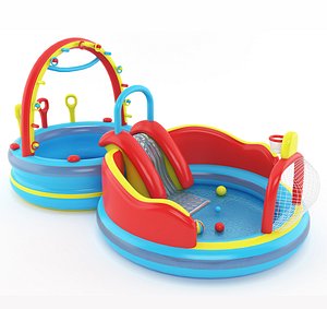 inflatable pool kid