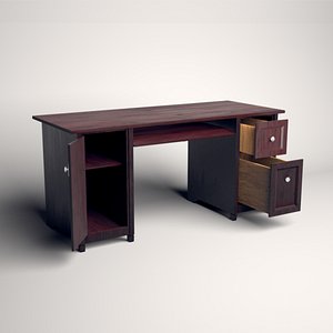 Computer Desk (Low Poly)