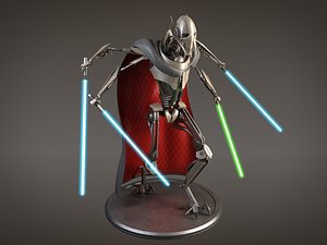 3d general star wars model