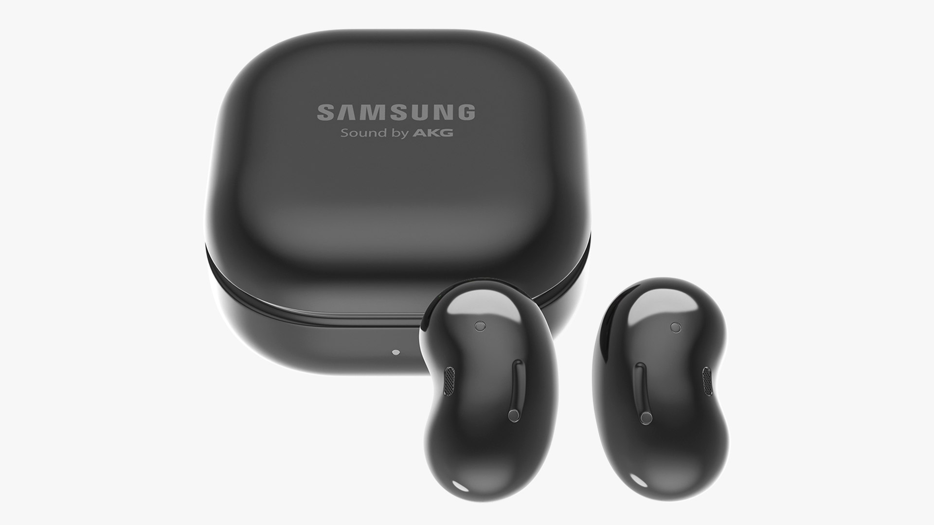 Samsung Galaxy Buds Live Mystic Black 3D model preview