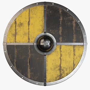 3D viking shield