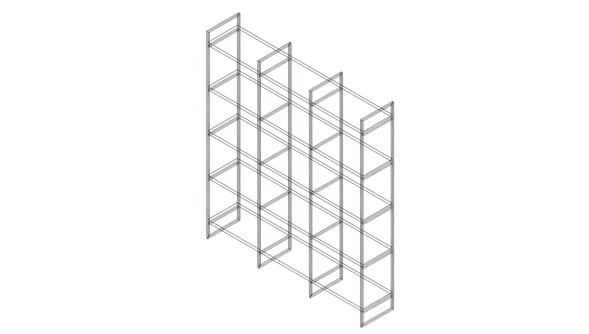 modelo 3d Estante de madera - TurboSquid 2455835