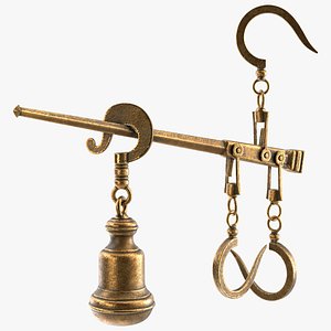 Ancient Roman Balance Scale Brass