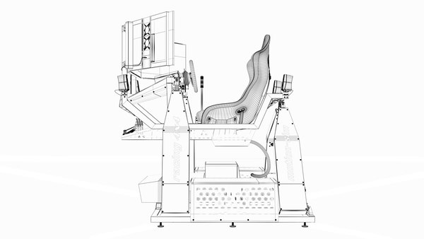 3D model Racing Game Simulator motion sim - TurboSquid 1771158