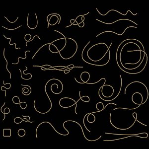 Set of 32 Ropes Kitbash