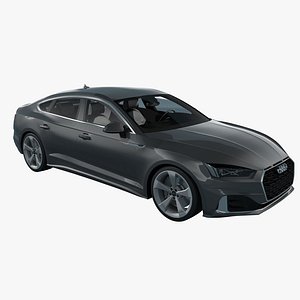 3D Audi A5 Sportback 2020 model
