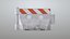 Plastic Barrier White