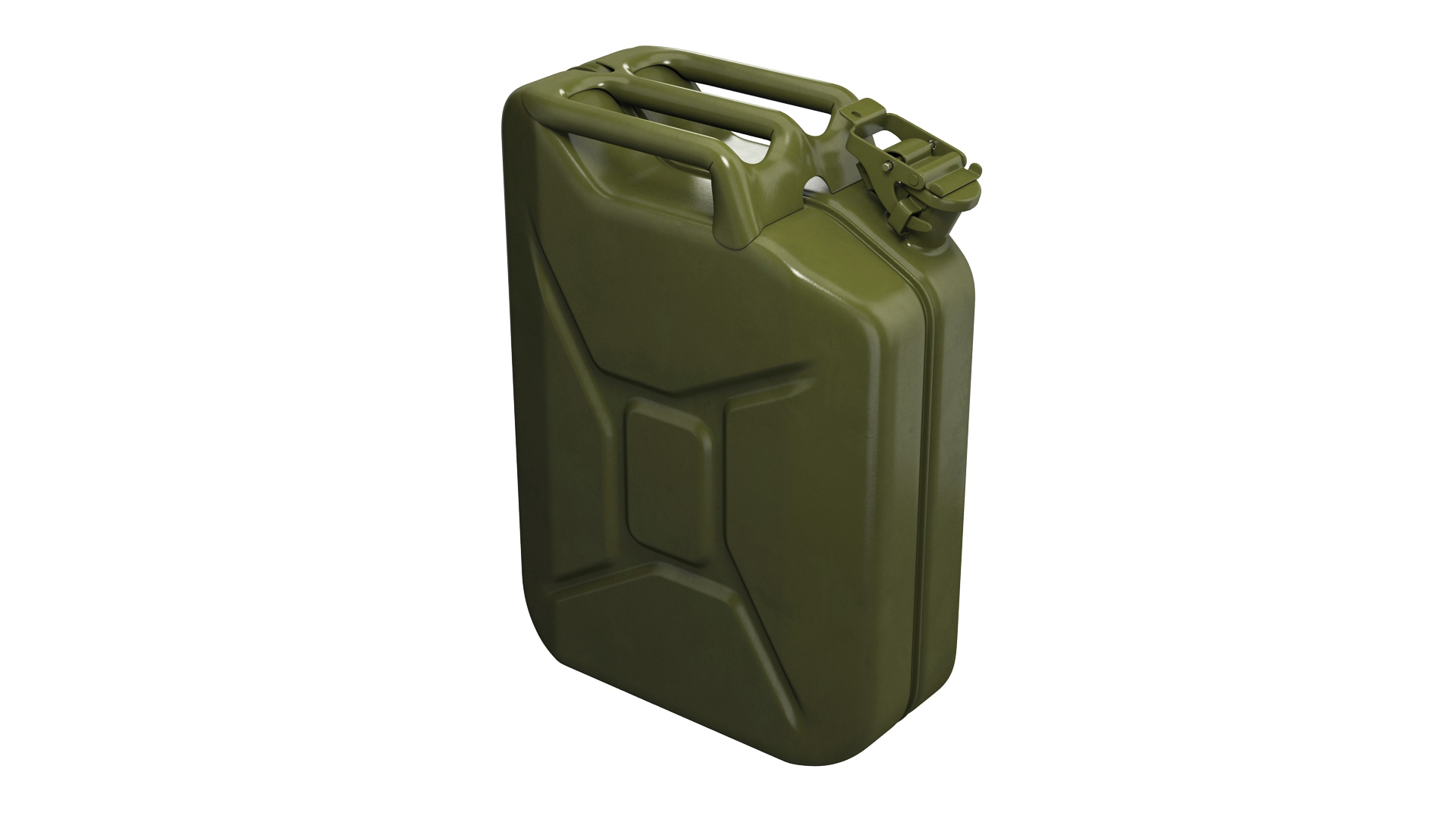 gasoline canister green, jerry can3d模型