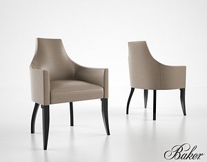 3d baker kalisto dining chair model