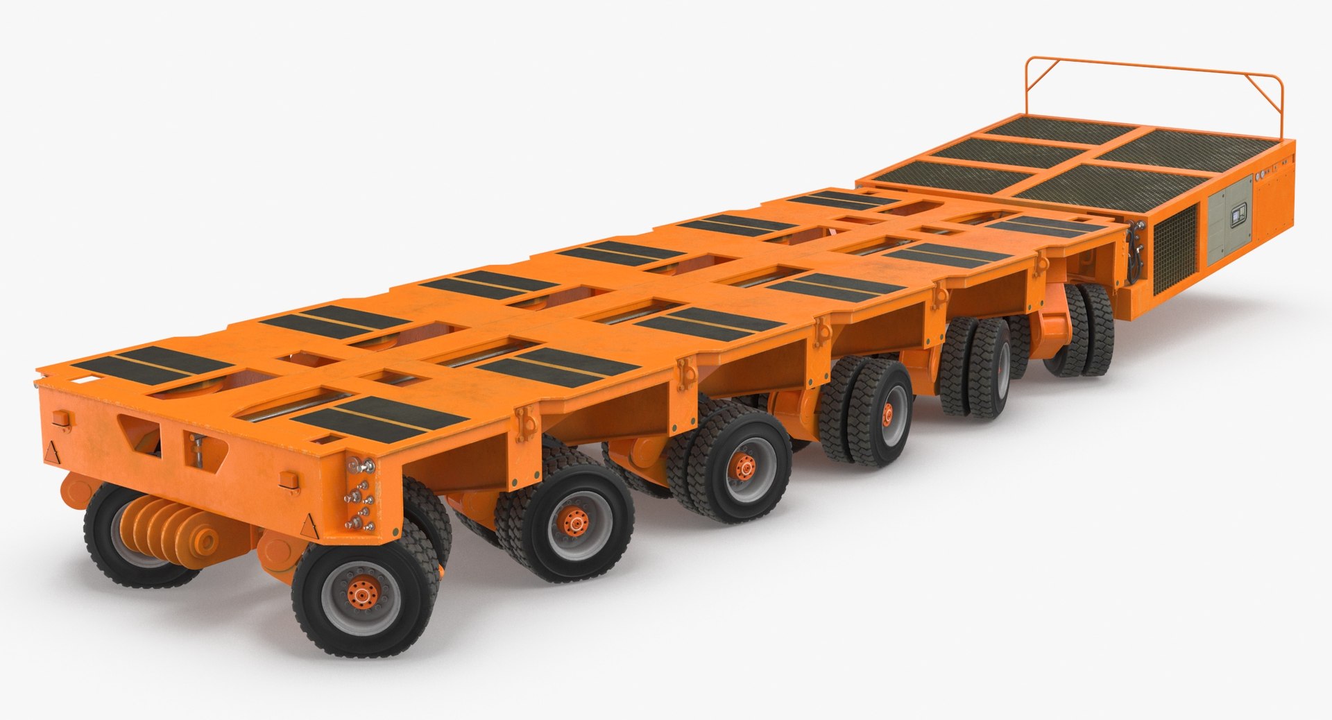 3D 6 Axle Lines Modular Model - TurboSquid 1652250
