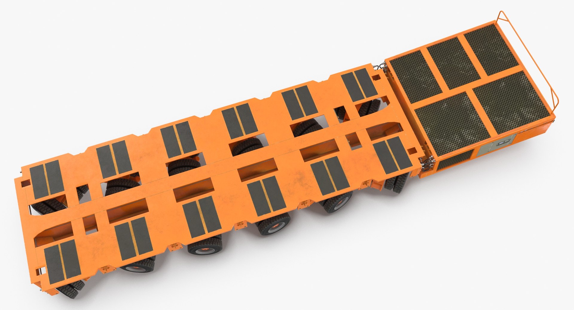 3D 6 Axle Lines Modular Model TurboSquid 1652250