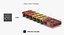 6 Axle Lines Modular Transporter Goldhofer Orange Pose 04