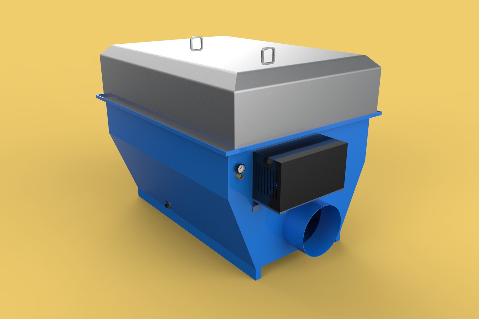 ROTARY DRUM FILTER 3D Model TurboSquid 1972292