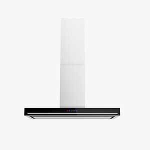 3D 36 edge black wall model