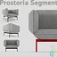 Canapé et fauteuil Prostori Segment