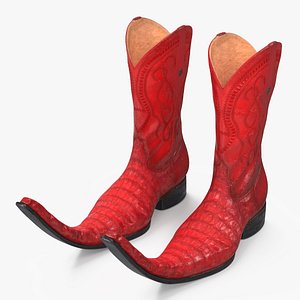 Mexican Guarachero Boots Red
