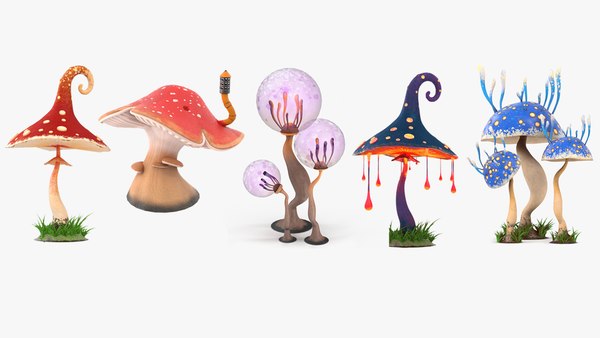 Mushrooms cartoon pbr 3D model: Nấm đã trở thành nguồn cảm hứng cho rất nhiều nghệ thuật, trong đó có mô hình 3D. Chiêm ngưỡng bức tranh vẽ chân thật về loại nấm này, và khám phá thêm về mô hình 3D của nó để thấy được sự tinh tế và chi tiết của sản phẩm.